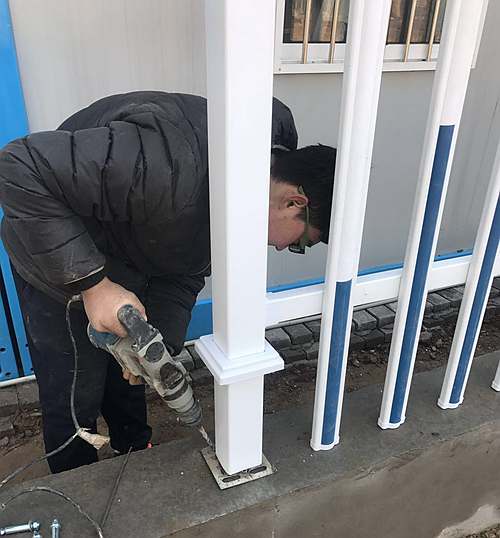 pvc護(hù)欄安裝 pvc護(hù)欄安裝